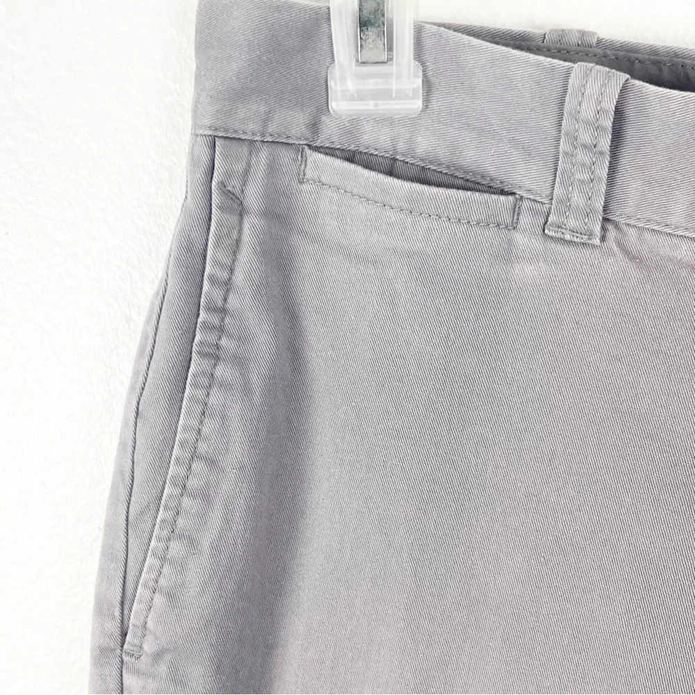 J. CREW Mercantile Flex Light Gray Fleece Lined Pants, Size 33 x 30